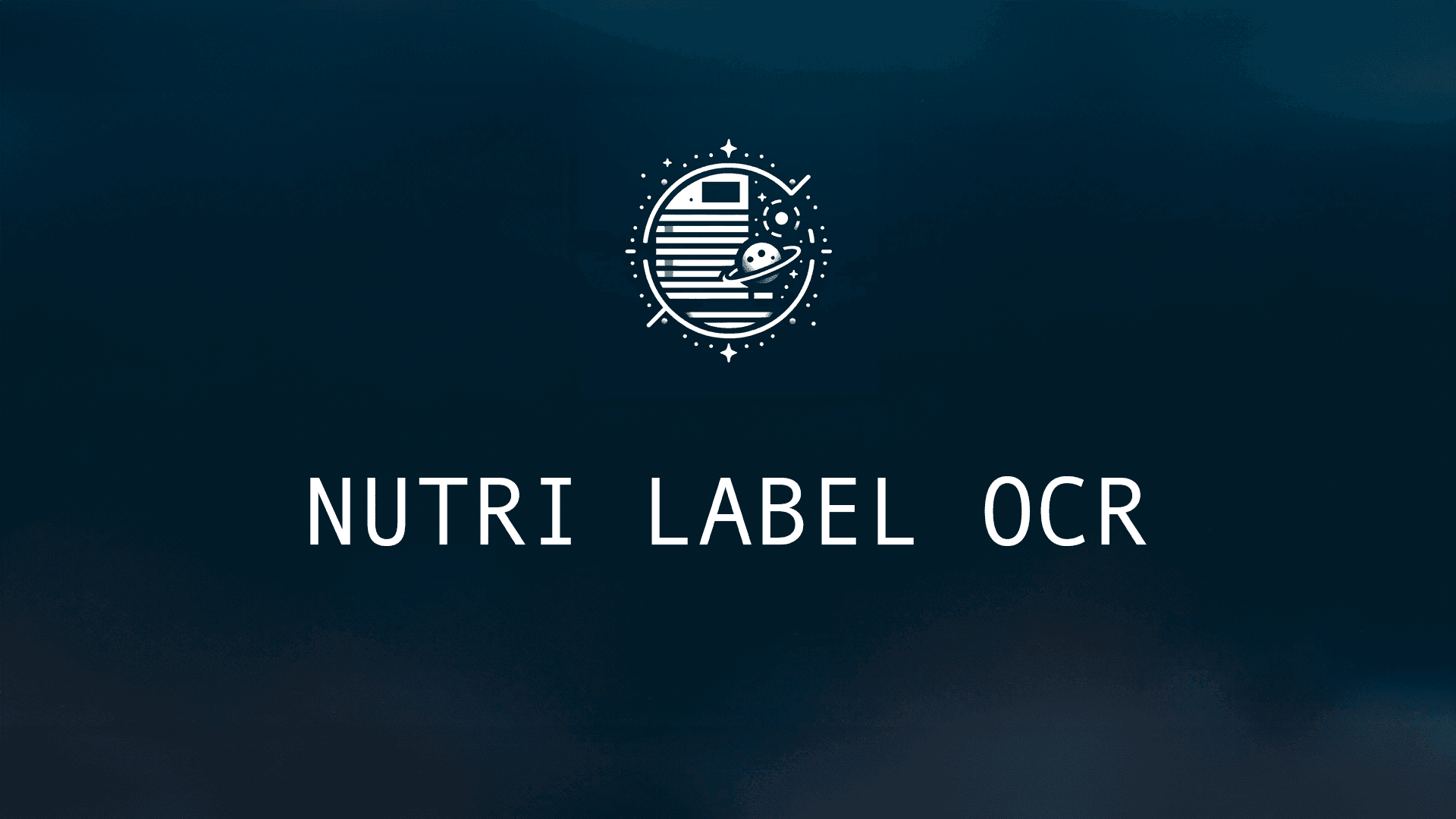 Nutri Label OCR